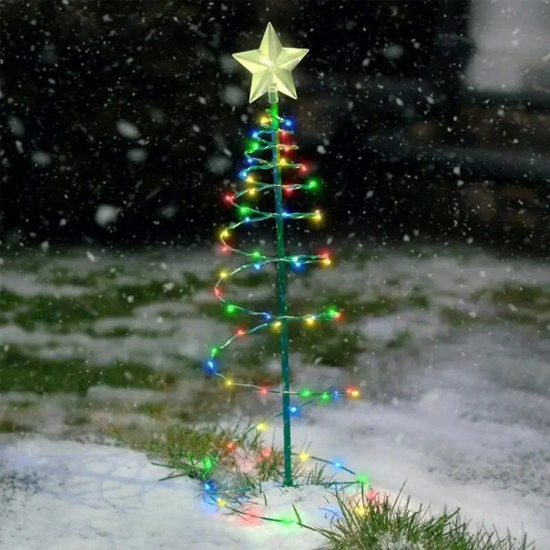 

Christmas Tree String Light Solar Colorful Fairy Flash LED Atmosphere Light Decoration New Year 2022 Ornament For Garden Decor