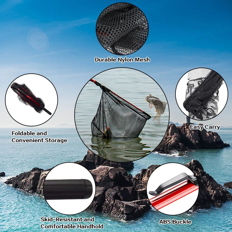 Портативная треугольная рыболовная салазка 80 см из алюминиевого сплава