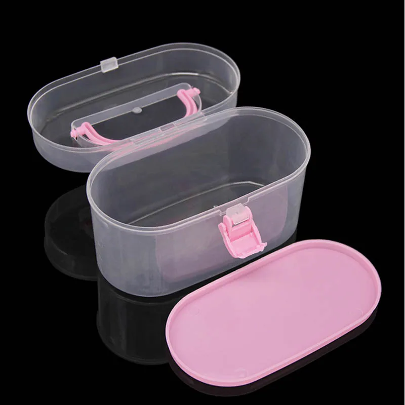 Многофункциональный двухслойный мини пластиковый 1 шт. косметический ящик для
