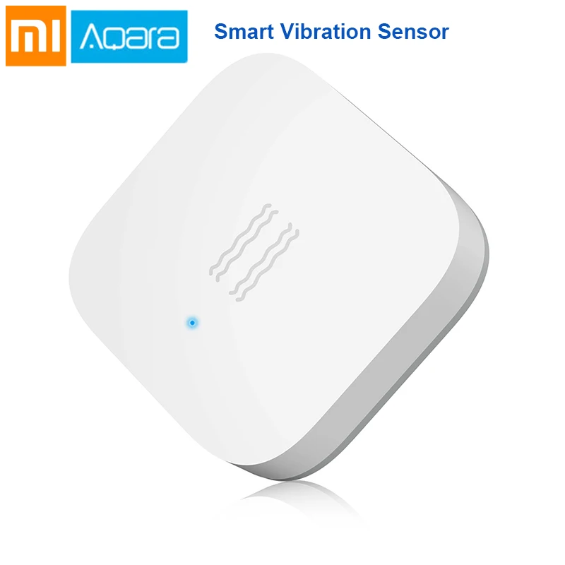 Vibration Sensor Xiaomi умный дом Комплект Aqara шлюз двери окна человеческого тела датчик температуры и влажности Датчик беспроводной переключатель Zigbee розетка куб - Цвет: Vibration Sensor