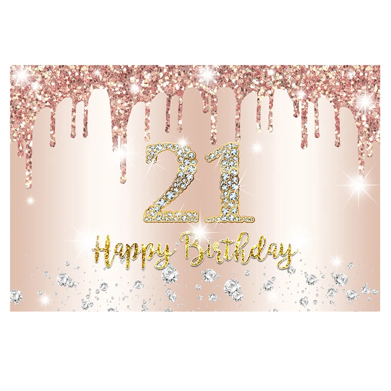 Украшение для дня рождения фон блестящие золотые точки розовые и праздничные