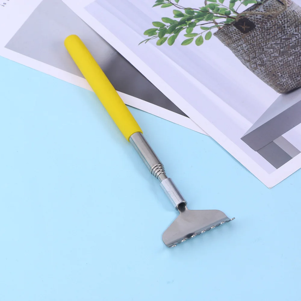 

4PCS Stainless Steel Telescopic Itching Tool Back Scratcher with Extendable Rod Stick Health Handheld Scratching Helper