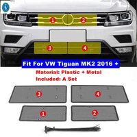 car accessories front grille insert net insect screening mesh protection cover trim fit for volkswagen vw tiguan 2016 2020