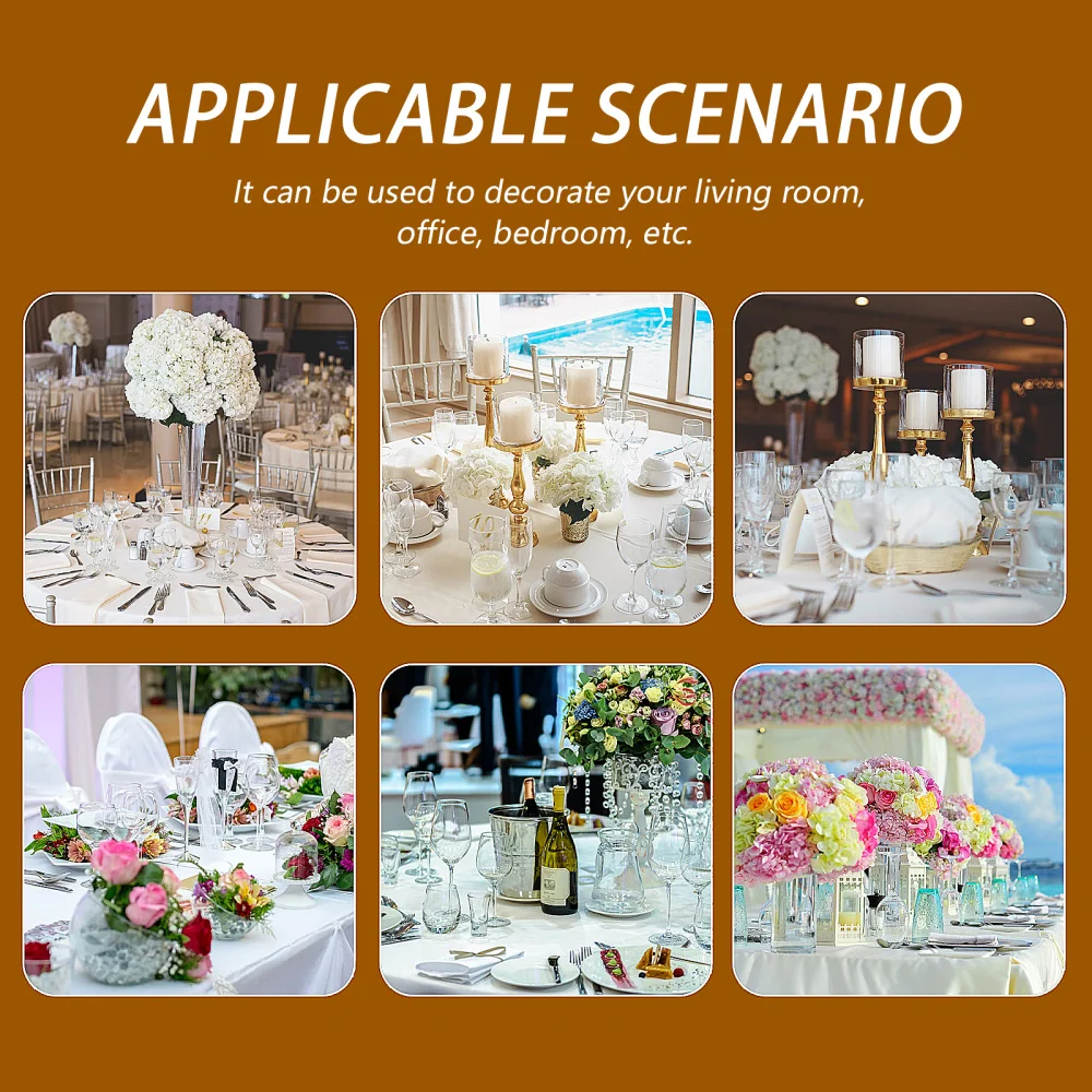 

3pcs Crystal Candle Cup Home Decorative Candlestick Candleholder (Champagne)