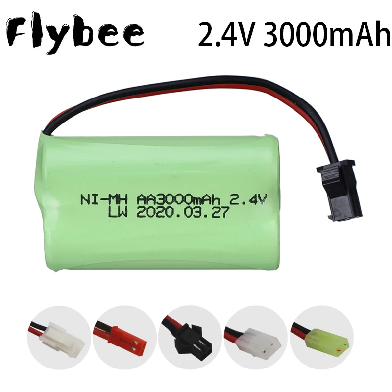 2 4 V 3000 мА/ч NI-CD перезаряжаемый аккумулятор AA блока v батарея mAh для дистанционного