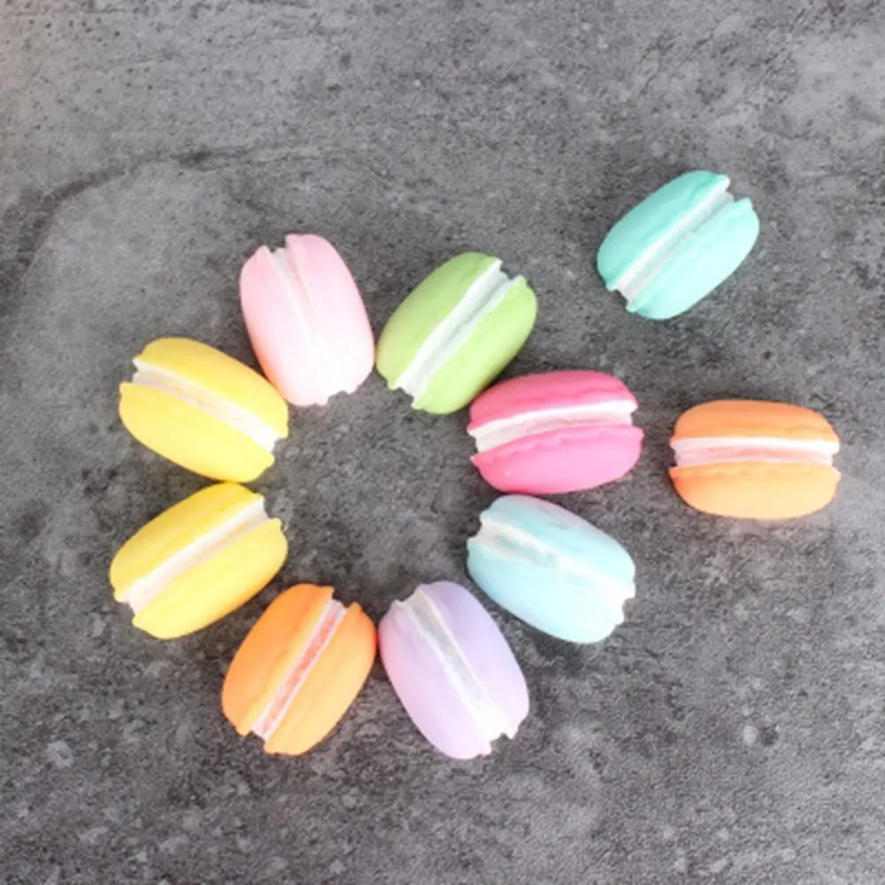 Новый Macaron окрашенный полимерный холодильник круглые Макаруны кнопки магниты