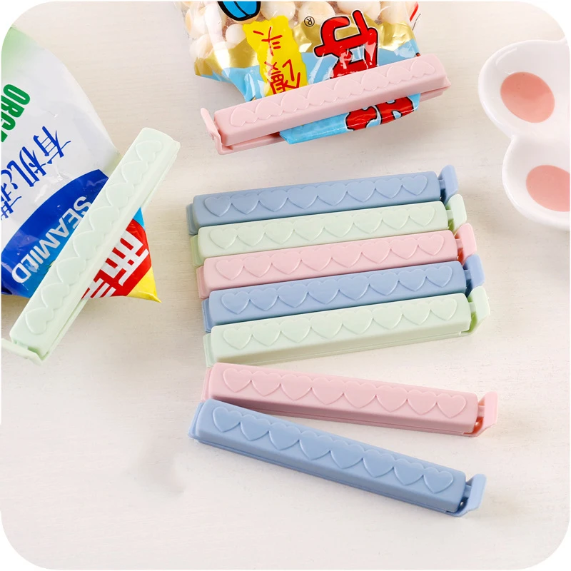 

5pcs/set Kitchen Food Sealing Clip Food Preservation Sealing Clip Small Plastic Bag Snack Bag Clip Sealer Food Stroage Tools