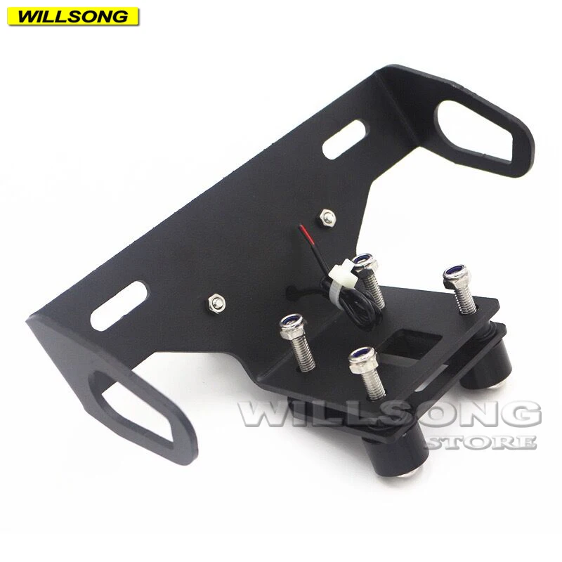 

Registration License Number Plate Holder Frame Tail Tidy Fender LED For KAWASAKI Z650 Z800 Z900 NINJA650 Motorcycle Accessories