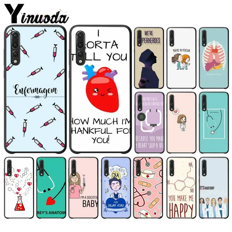 Чехол Yinuoda для телефона из ТПУ медсестер медицинская медицина сердце здоровья