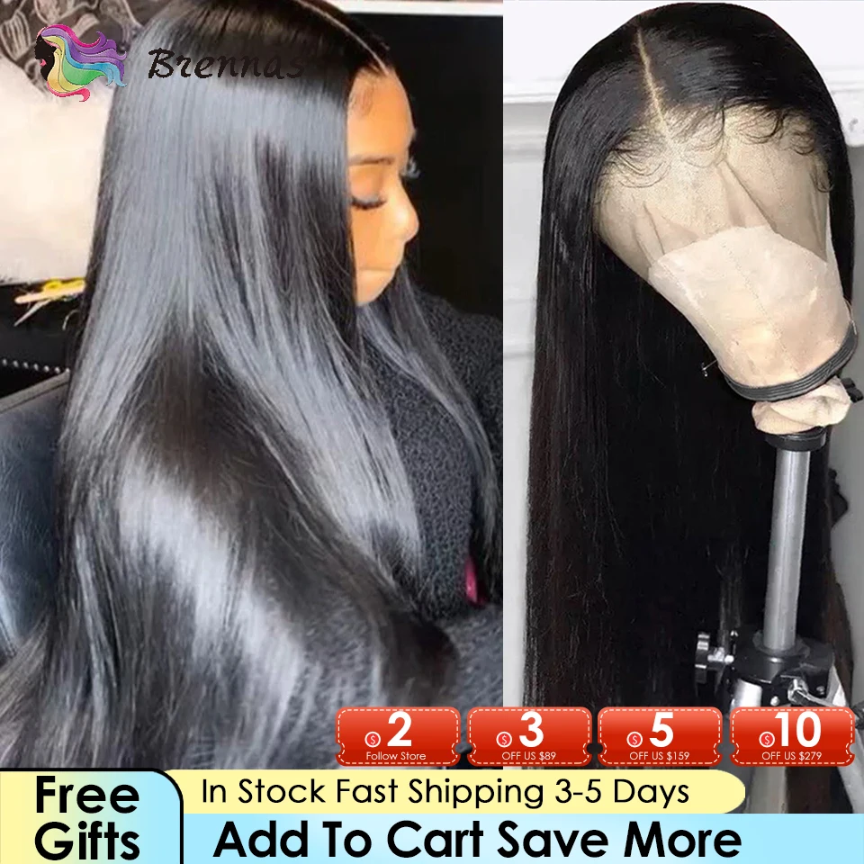 

Long Straight Lace Wig Human Hair Bone Straight Human Hair Wigs For Women 13x1 T Part Lace Wig Glueless Pre Plucked Wig 26 Inch