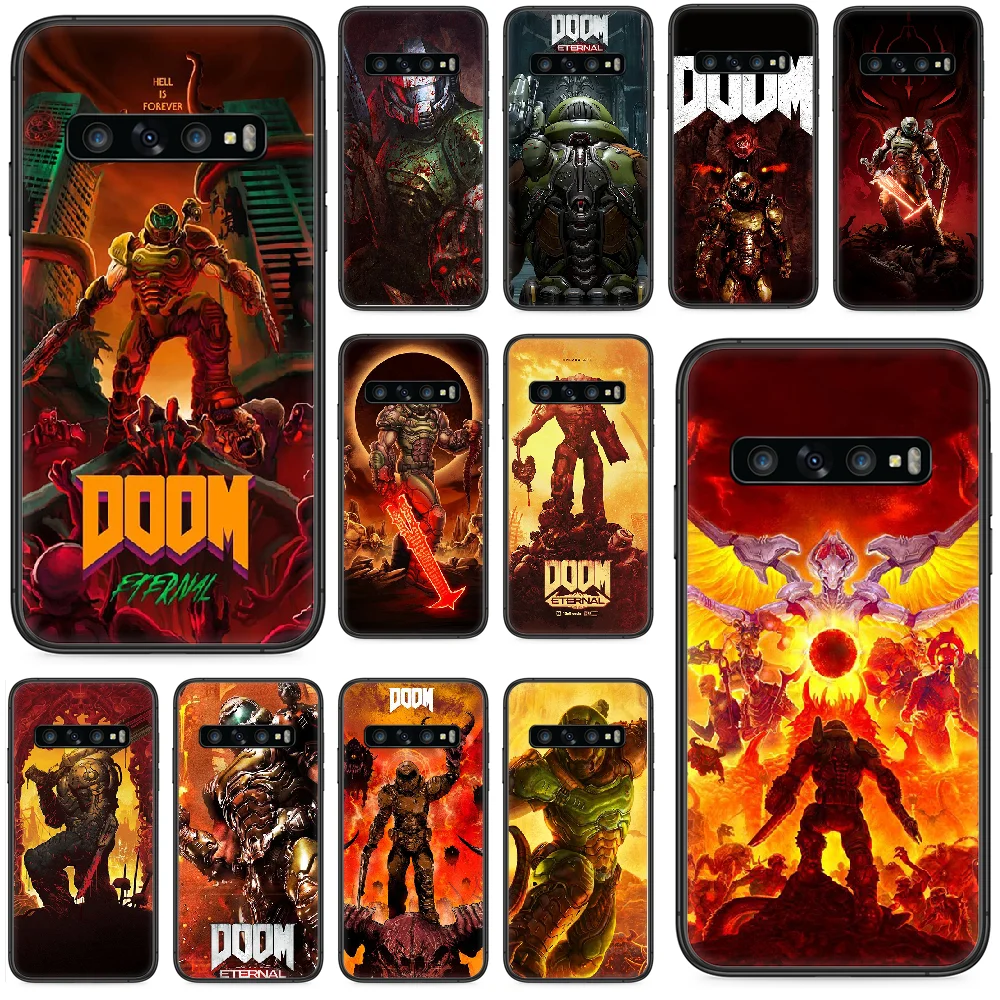 Горячая игра DOOM вечный чехол для телефона Samsung Galaxy S 10 20 3 4 5 6 7 8 9 Plus E Lite Uitra черный