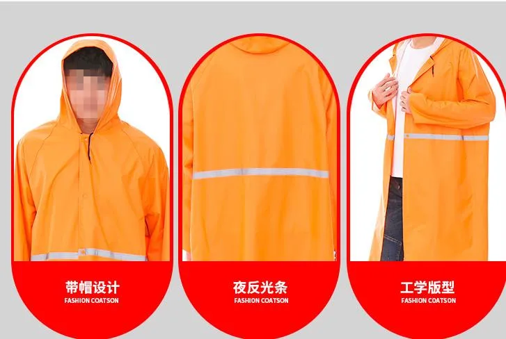 Открытый плащ высокого качества длинный дождевик желтый Цвета Пеший Туризм