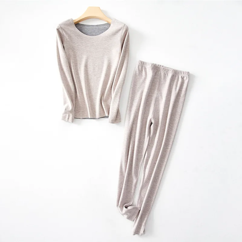 Новинка осенне-зимний шерстяной Теплый комплект термобелья соблазнительные