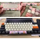 Клавиатура Keycap PBT с пятью красящими чернилами 6,25u, вишневый профиль, клавиатура Keycap, Прямая поставка