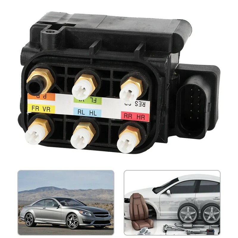 

Car Air Suspension Solenoid Valve Block for Mercedes-Benz W164 W166 W221 W251 W212 W216 A2513200058 A2123200358