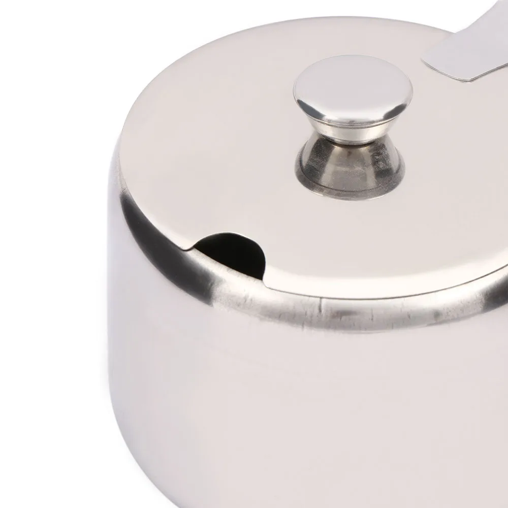 Мини кастрюля из нержавеющей стали для хранения соли банки чая соусов кофе джема