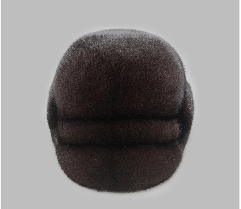 Бесплатная доставка новая шапка из натурального меха норки с вискозами Мужская