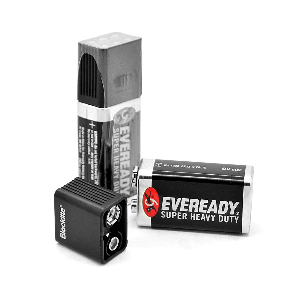 Blocklite 9 вольт светодиодный фонарик факел Кемпинг лампа компактный размер ультра