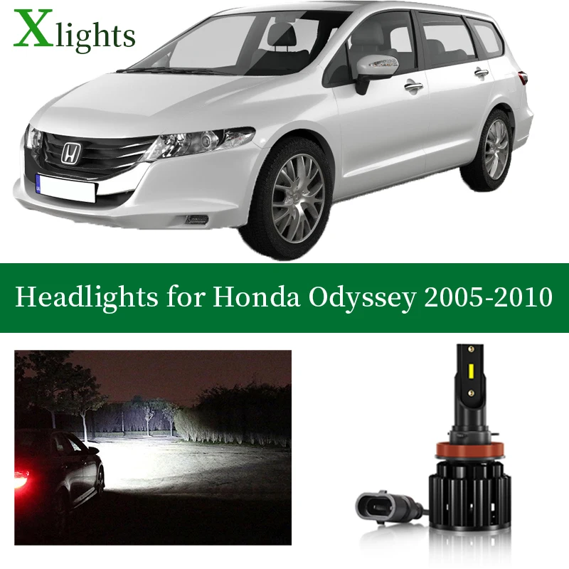 Xlights автомобильные лампы для Honda Odyssey 2005 2006 2007 2008 2009 2010 светодиодные фары ближнего