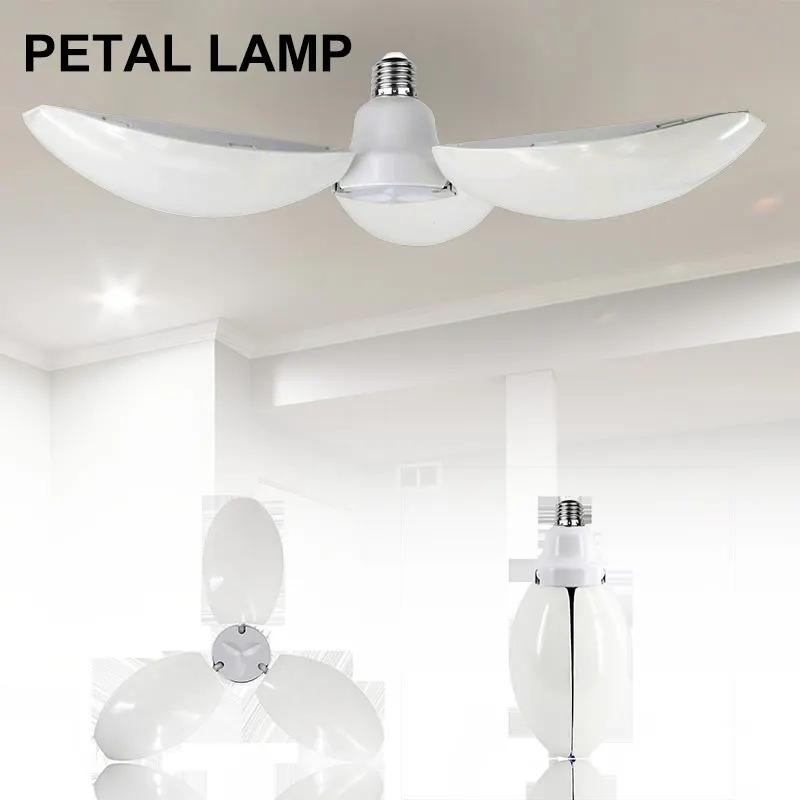 

E27 Petal LED Light Bulb 45W 360 Angle Adjustable Super Bright No Flicker Lamp LAD-sale