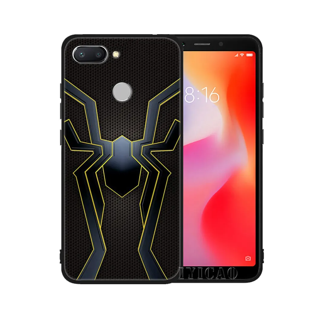 IYICAO Marvel Человек-паук том Холланд мягкий чехол для Xiaomi Redmi Note 5 6 7 8 Pro 5A Prime 4 4X