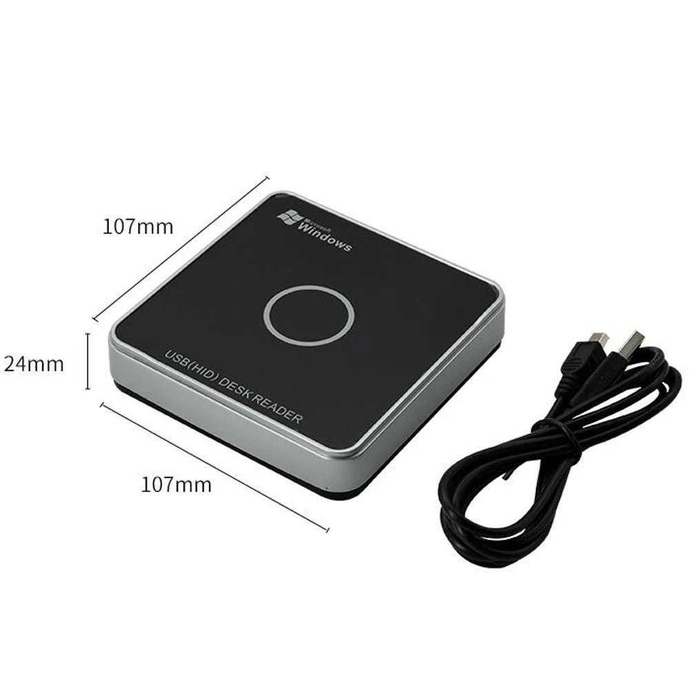 UHF Ultrahigh Frequency RFID Desktop Card Reader 920mhz-925MHz USB Writer Support ISO18000-6C Plug and Play | Безопасность и