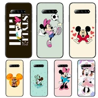 cool fashion mickey mouse anime phone case for xiaomi redmi black shark 4 pro 2 3 3s cases helo black cover silicone back prett