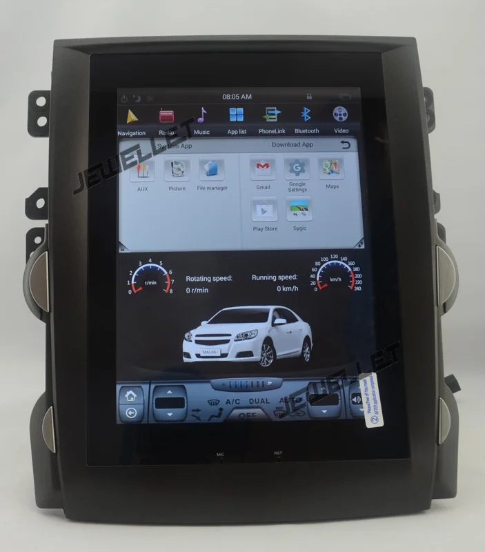 10.4" tesla style vertical screen android 9.0 Six core Car GPS radio Navigation for Chevrolet Holden Malibu 2013-2015 | Автомобили и