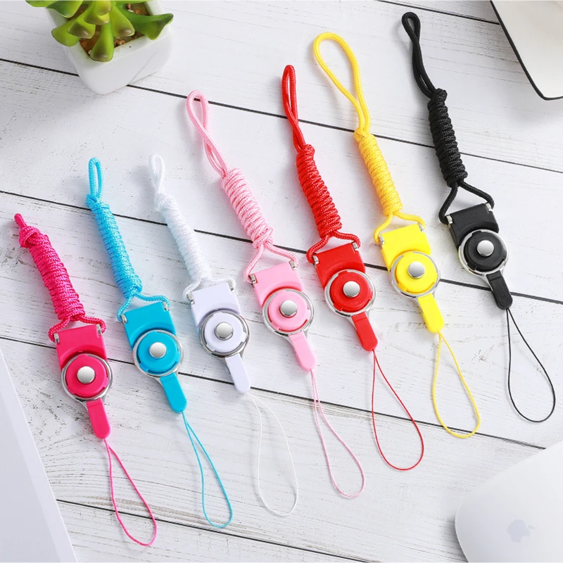 6 Colors Portable Mobile Phone Straps Rope for Samsung Galaxy S6 S7 Edge Plus iphone Lanyard Neck Strap Decoration | Мобильные