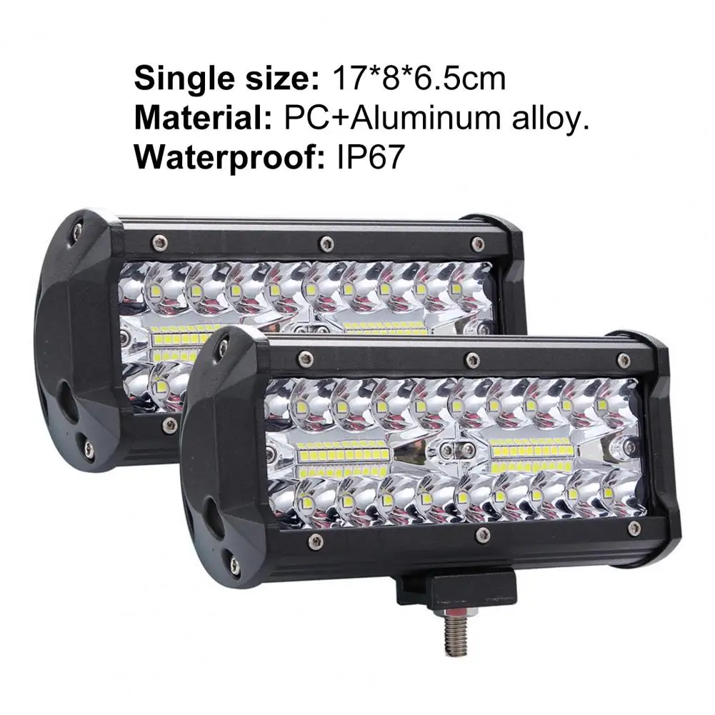 

Off-road Headlamps Spot/Flood Beam Work Lights IP67 Waterproof 3000K/6000K 400W LED Fog Lamp Bar for SUVs Car Jeep
