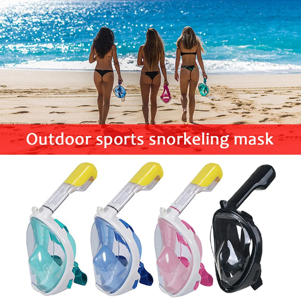 

Scuba Swimming Mask Full Face Anti-fog Snorkeling Diving Mask Underwater Spearfishing Mask Glasses Training Mask