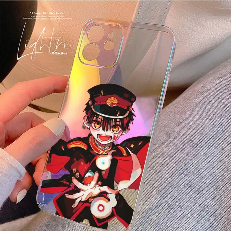 

Toilet bound Hanako kun Anime Phone Case for iPhone huawei nova 7 8 9 11 12 SE S X XS XR MINI Pro Max Plus laser Transparent