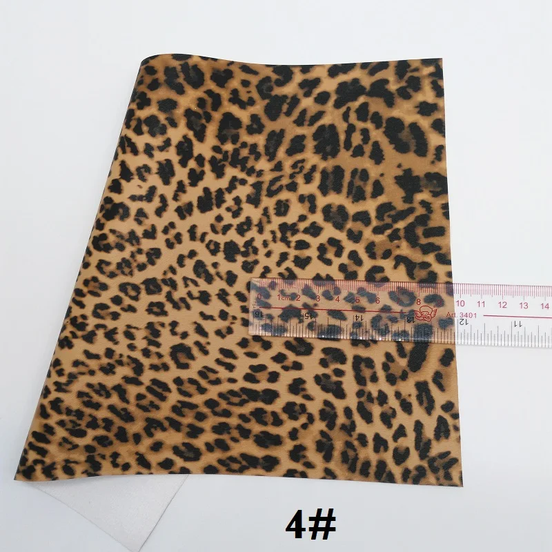 4 Glitterwishcome 21X29 см A4 размер винил для бантов с леопардовым принтом Кожа Fabirc искусственная кожа листы для бантов, GM041B - Цвет: 4