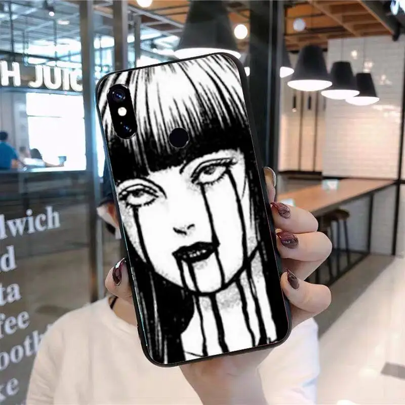 

Junji Ito Tees Horror Phone Case For Xiaomi Redmi 7 8 9t 9se k20 mi8 max3 lite 9 note 9s 10 pro