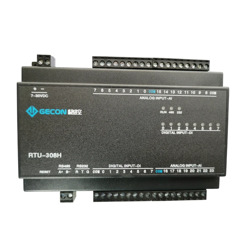 Приобретение Modbus RTU RS485 24 канальный захват аналоговый 8 цифровой входной модуль AI 0