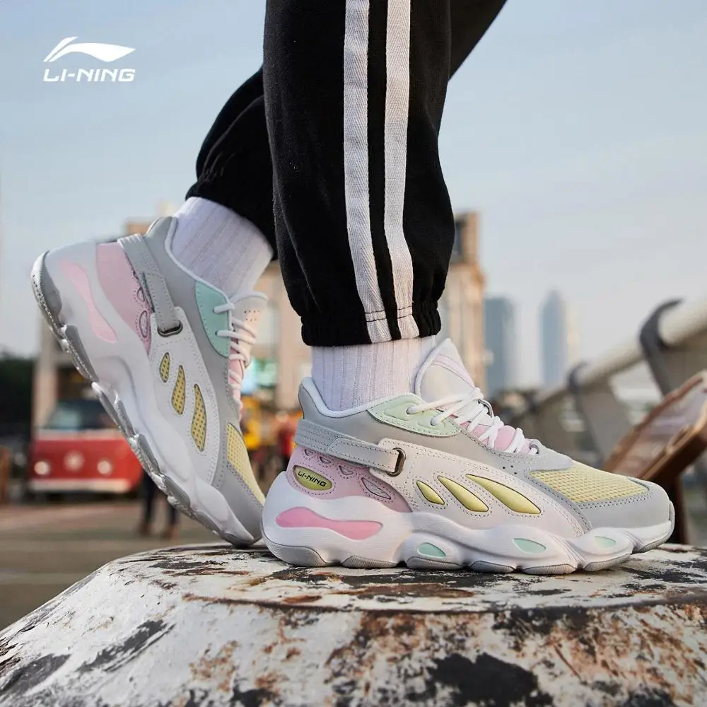 Женские прогулочные туфли Li Ning NYFW BUTTERFLY 2018 прочная китайская подкладка