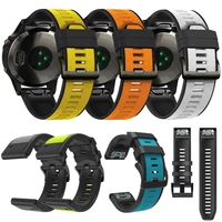26mm wristband for garmin fenix 5x5x plusfenix 3fenix 3 hrfenix 6x6x pro silicone sport watchband straps smart accessories