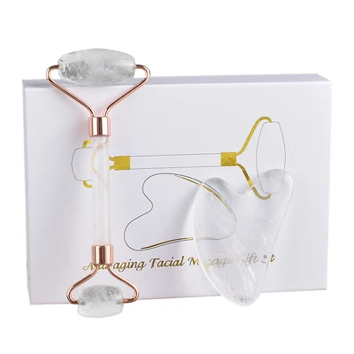 Натуральная Нефритовая Роликовая Коробка порошок Кристальный массаж ролик