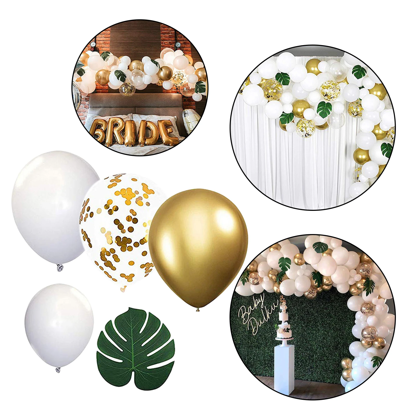 

12'' Pastel Latex Party Balloons with Ribbon for Wedding Bridal Proposal