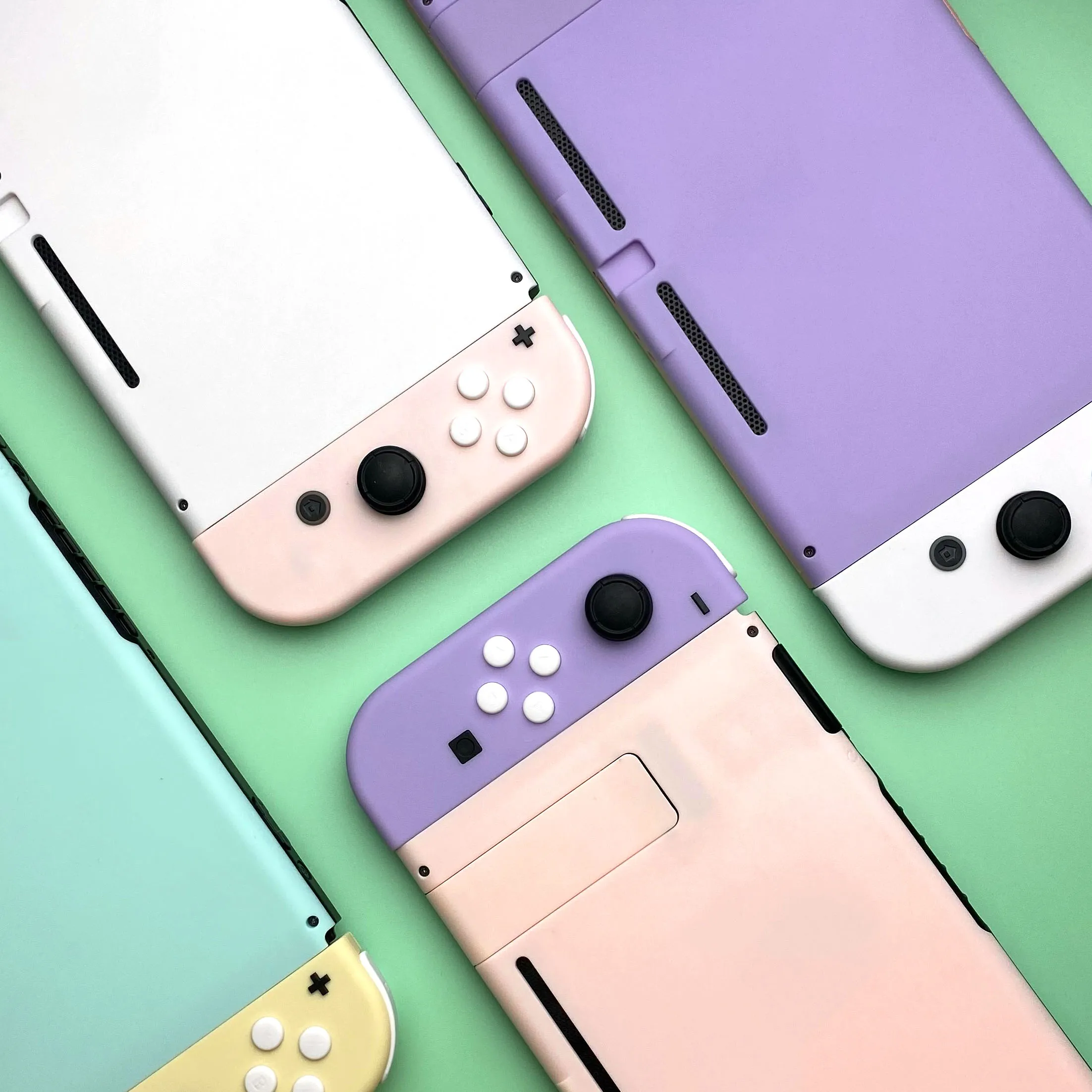 Корпус консоли переключателя NS DIY для Nintendos задняя пластина с сменный кронштейн