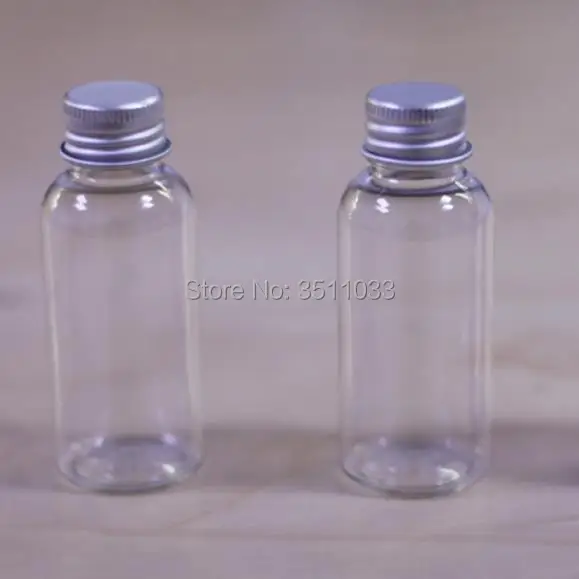 50 мл многоразовые ПЭТ бутылки упаковка алюминиевая крышка Пластиковый лосьон