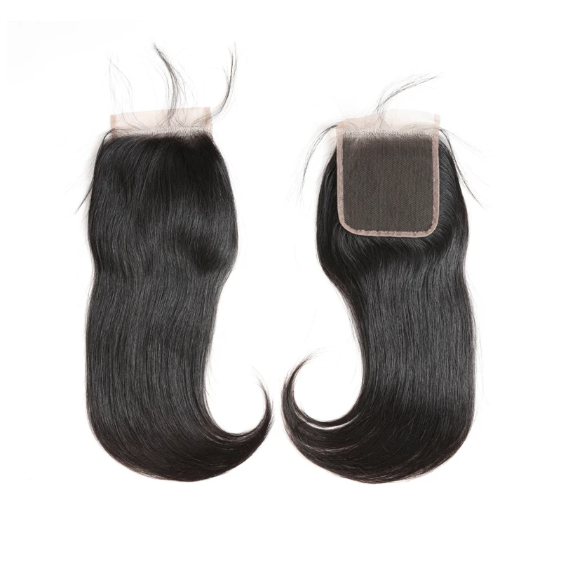 Али queen hair 3/4 шт. бразильские прямые волосы Remy человеческие волосы пряди с Закрытие 4x4/5x5/6x6 HD Прозрачная Кружевная застежка