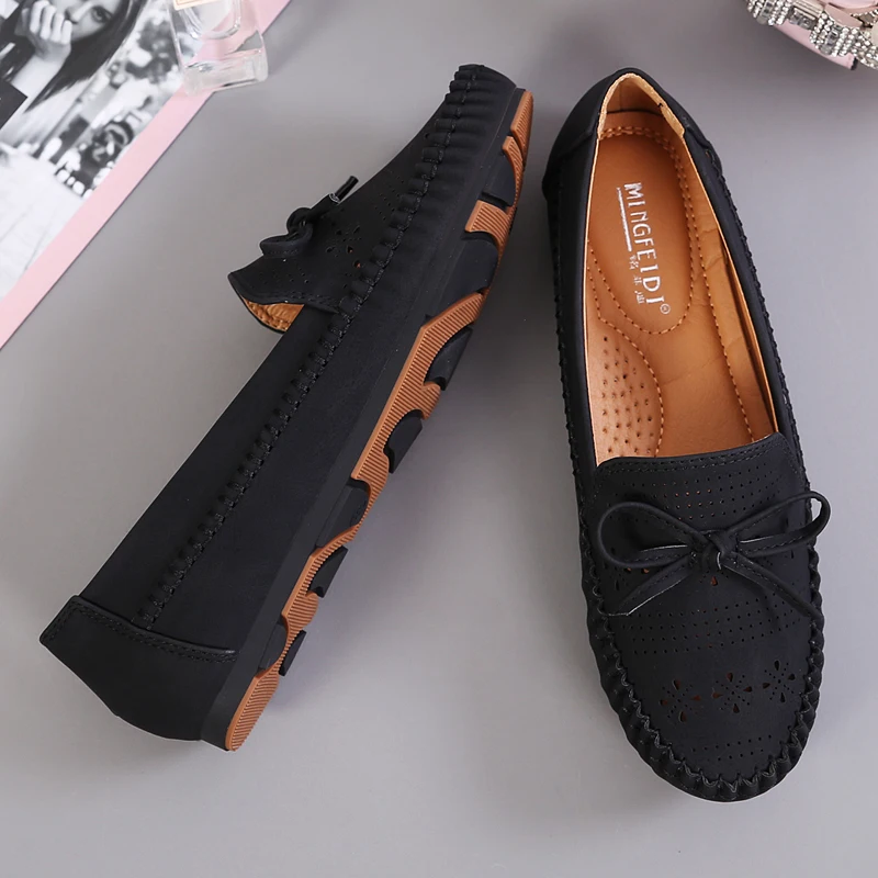 Женские зимние лоферы Женская обувь из искусственной кожи с кристаллами и бантом