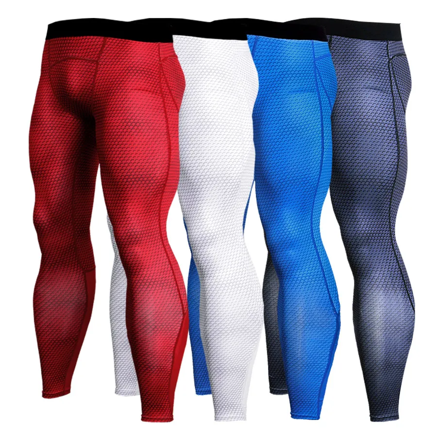 New compression gym sweatpants bodybuilding pants snake pattern men's sports tights fitness running leggings 3D