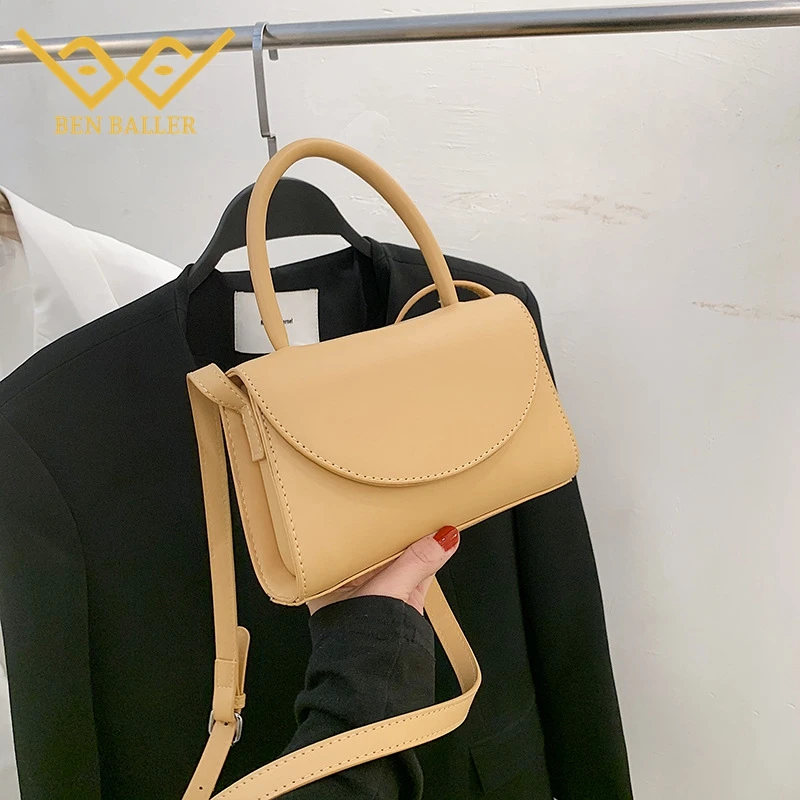 

Ben Ballar женские корейские мини однотонные топ-сумочки модные Универсальные Сумки-мессенджеры на плечо из ПУ