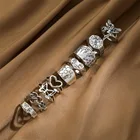 Модное винтажное кольцо в стиле панк, готика, Бабочка, угол, цветок, набор многоэлементных колец для женщин и мужчин, ретро, индивидуальное кольцо на палец, подарки