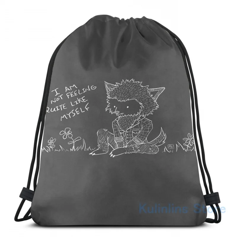 Смешной графический принт копия оборотня в саду (белый принт) рюкзак на зарядку USB для мужчин Школьные сумки Женская сумка Путешествия ноутбук.