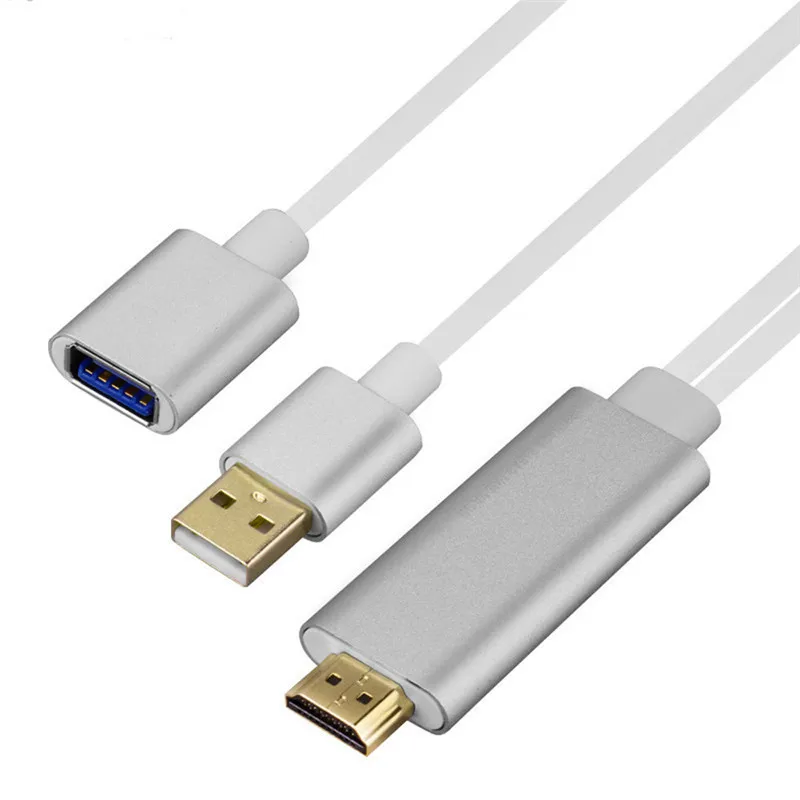 Мини USB MHL к HDMI 1080P ТВ адаптер преобразователь кабель HD для HDTV TV цифровой AV IPhone