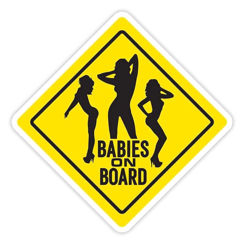 

S40643# Various Sizes Self-Adhesive Decal Babies Car Sticker Waterproof Auto Decors on Bumper Rear Window Laptop
