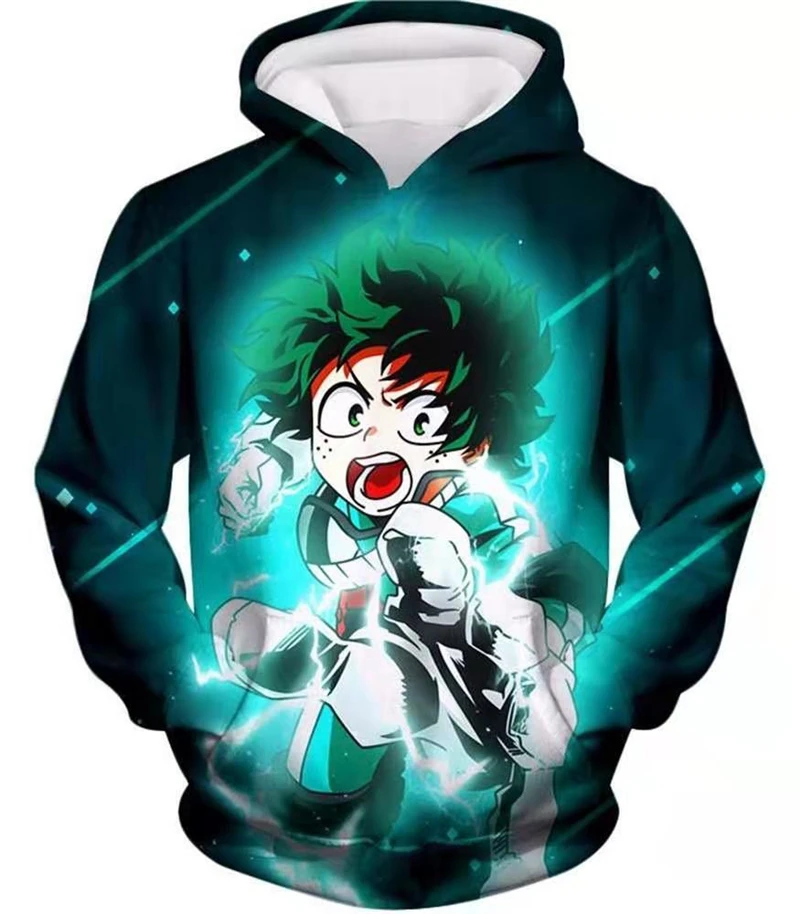 Аниме Мой герой маскарадный костюм куртка свитер футболка Повседневная